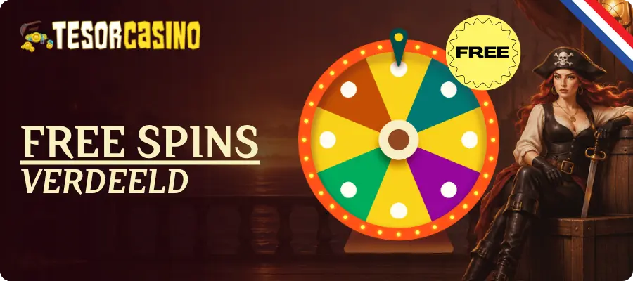 Tesor Casino free spins verdeling voor Nederlandse spelers