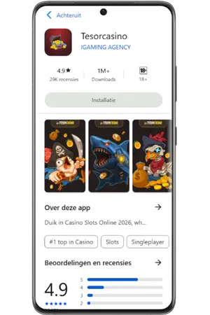 Tesor Casino mobile